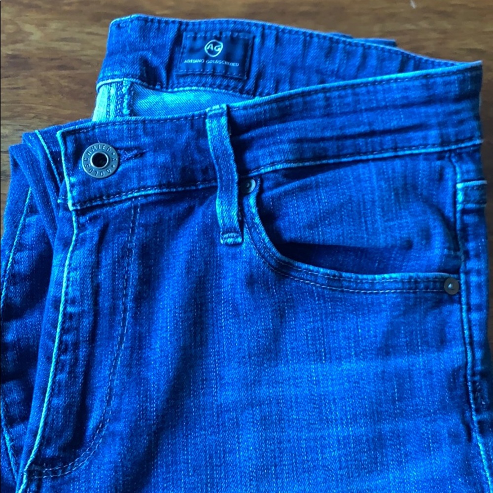 AG high rise skinny jeans